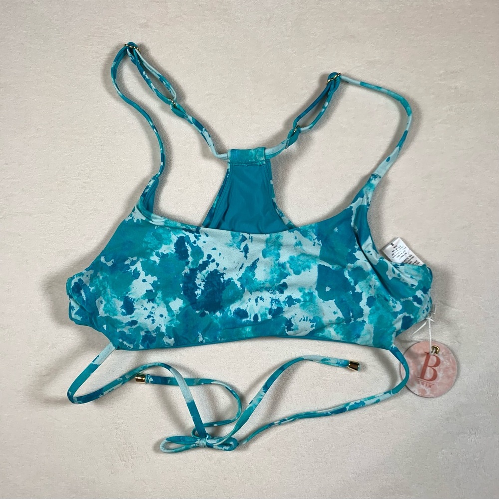 B.SWIM Belize Bralette Swimsuit Bikini Top, Small